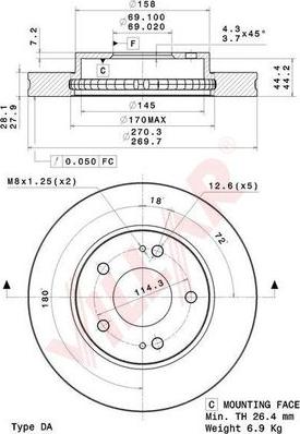 Villar 628.2202 - Discofreno autozon.pro