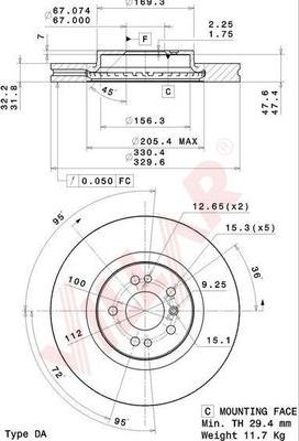 Villar 628.2207 - Discofreno autozon.pro