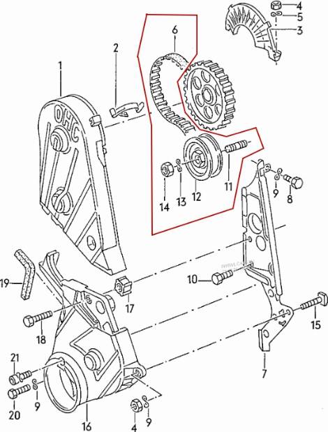 VW N 011 133 7 - Kit cinghie dentate autozon.pro