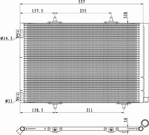 Waeco 8880400601 - Condensatore, Climatizzatore autozon.pro