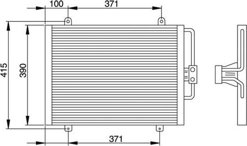 Waeco 8880400091 - Condensatore, Climatizzatore autozon.pro