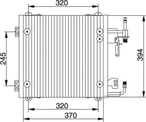 Waeco 8880400142 - Condensatore, Climatizzatore autozon.pro