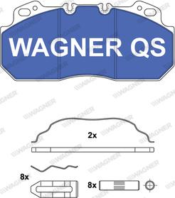 Wagner 2909004950 - Kit pastiglie freno, Freno a disco autozon.pro