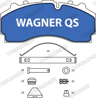 Wagner 2933104950 - Kit pastiglie freno, Freno a disco autozon.pro