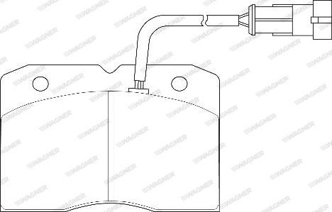 Wagner WBP29140A - Kit pastiglie freno, Freno a disco autozon.pro