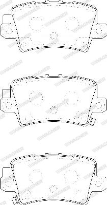 Wagner WBP24086A - Kit pastiglie freno, Freno a disco autozon.pro