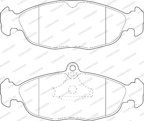 Wagner WBP20547A - Kit pastiglie freno, Freno a disco autozon.pro