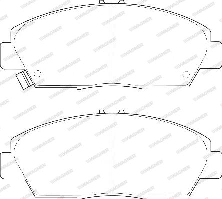 Wagner WBP21497A - Kit pastiglie freno, Freno a disco autozon.pro