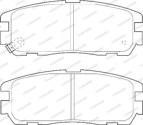 Wagner WBP21875A - Kit pastiglie freno, Freno a disco autozon.pro