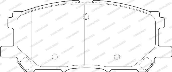 Wagner WBP23989A - Kit pastiglie freno, Freno a disco autozon.pro