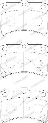 Wagner WBP23494A - Kit pastiglie freno, Freno a disco autozon.pro