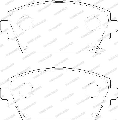 Wagner WBP23094B - Kit pastiglie freno, Freno a disco autozon.pro