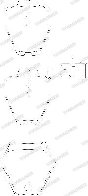 Wagner WBP23119A - Kit pastiglie freno, Freno a disco autozon.pro