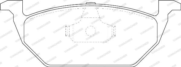 Wagner WBP23130B - Kit pastiglie freno, Freno a disco autozon.pro