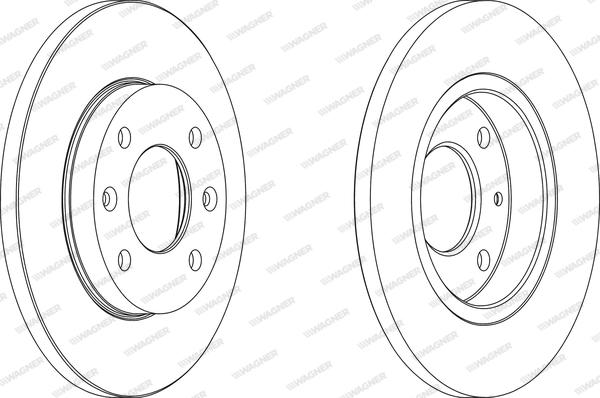 Wagner WGR0995-1 - Discofreno autozon.pro