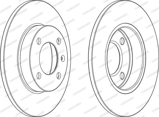 Wagner WGR0042-1 - Discofreno autozon.pro