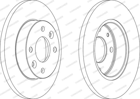 Wagner WGR0055-1 - Discofreno autozon.pro