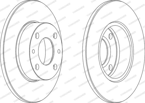 Wagner WGR0083-1 - Discofreno autozon.pro