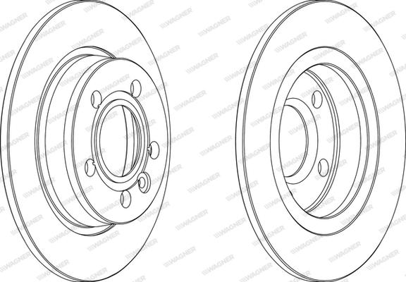Wagner WGR0847-1 - Discofreno autozon.pro
