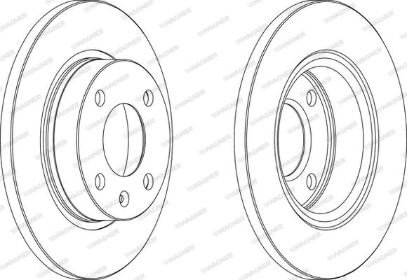 Wagner WGR0875-1 - Discofreno autozon.pro