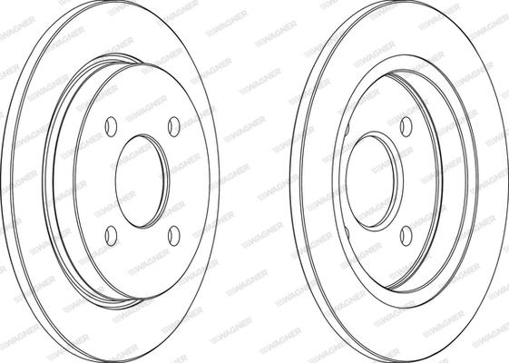 Wagner WGR0281-1 - Discofreno autozon.pro