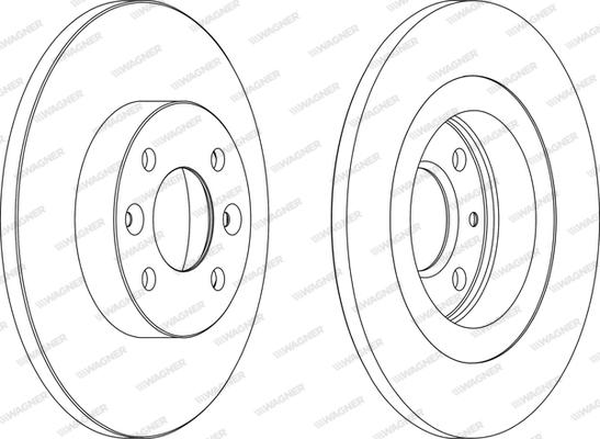 Wagner WGR1502-1 - Discofreno autozon.pro