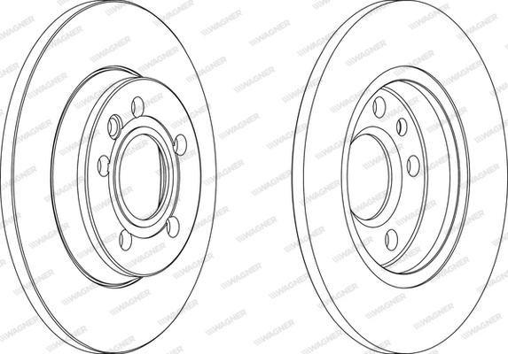 Wagner WGR1012-1 - Discofreno autozon.pro
