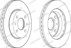 Wagner WGR1142-1 - Discofreno autozon.pro