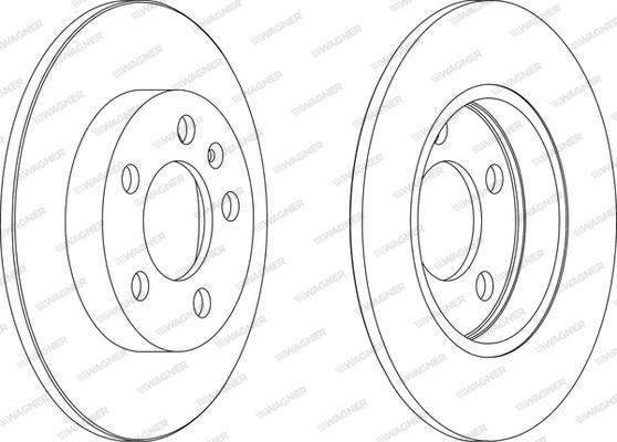 Wagner WGR1155-1 - Discofreno autozon.pro