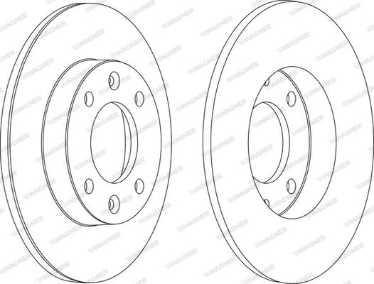 Wagner WGR1178-1 - Discofreno autozon.pro