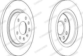 Wagner WGR1288-1 - Discofreno autozon.pro