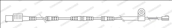 Wagner WWI350 - Contatto segnalazione, Usura past. freno / mat. d'attrito autozon.pro
