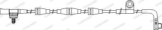 Wagner WWI281 - Contatto segnalazione, Usura past. freno / mat. d'attrito autozon.pro
