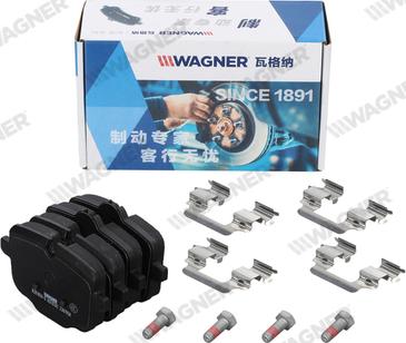 Wagner WZD1850-D - Kit pastiglie freno, Freno a disco autozon.pro