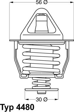 WAHLER 448082D - Termostato, Refrigerante autozon.pro