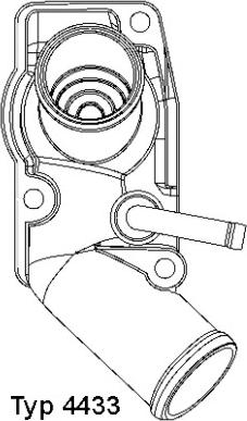 WAHLER 4433.92D - Termostato, Refrigerante autozon.pro