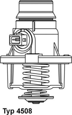 WAHLER 4508.101D - Termostato, Refrigerante autozon.pro