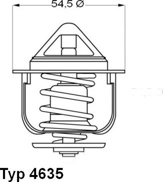 WAHLER 463576 - Termostato, Refrigerante autozon.pro