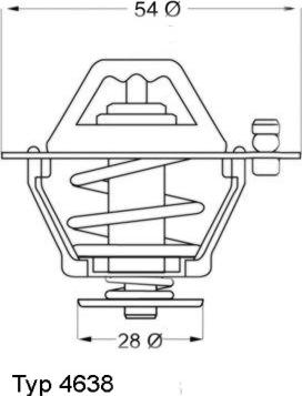 WAHLER 463882D - Termostato, Refrigerante autozon.pro