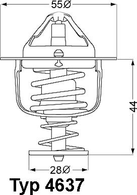 WAHLER 4637.82D - Termostato, Refrigerante autozon.pro