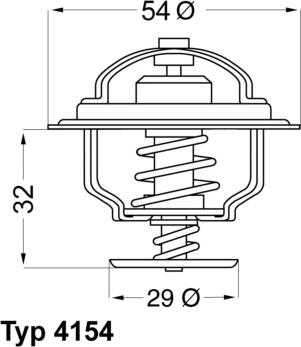 WAHLER 4154.82D - Termostato, Refrigerante autozon.pro