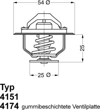 WAHLER 4174.79D - Termostato, Refrigerante autozon.pro