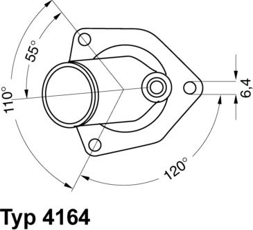 WAHLER 4164.92D - Termostato, Refrigerante autozon.pro