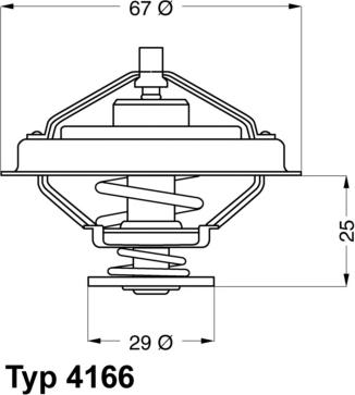 WAHLER 416679D - Termostato, Refrigerante autozon.pro