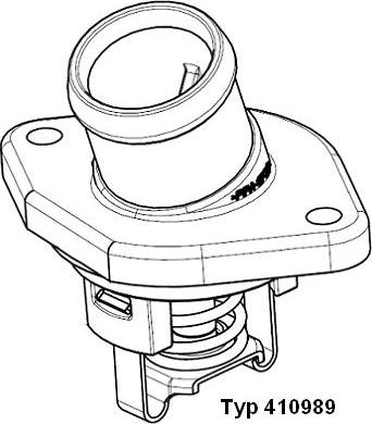 WAHLER 410989.80D - Termostato, Refrigerante autozon.pro