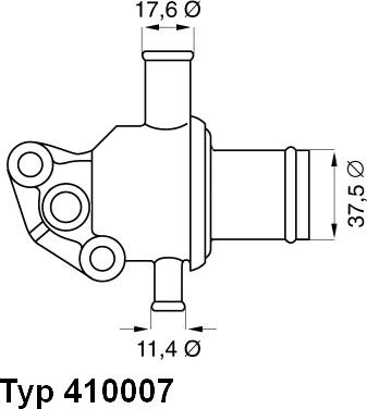 WAHLER 410007.87D - Termostato, Refrigerante autozon.pro