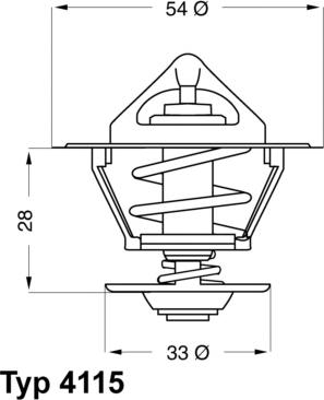 WAHLER 4115.92D - Termostato, Refrigerante autozon.pro