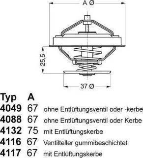 WAHLER 4088.87 - Termostato, Refrigerante autozon.pro