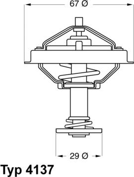 WAHLER 4137.80D - Termostato, Refrigerante autozon.pro