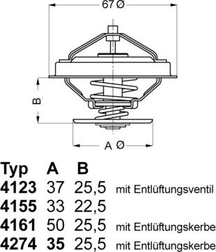 WAHLER 4274.82D - Termostato, Refrigerante autozon.pro